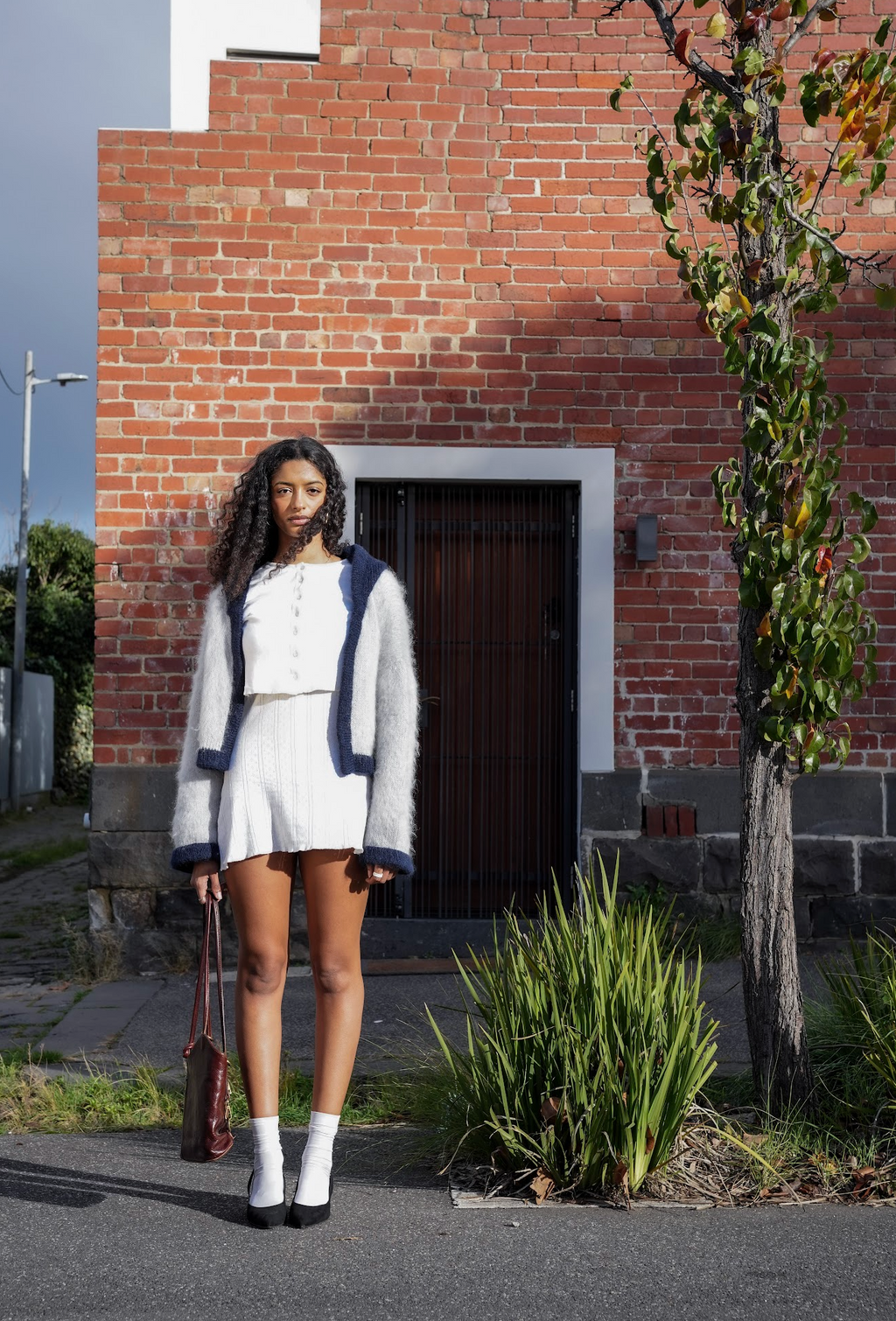 a hooded cardigan (ready to ship)